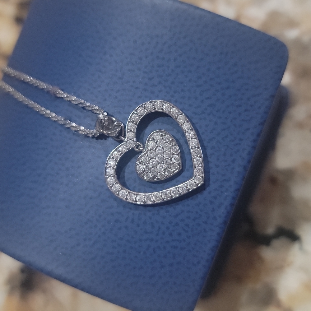 14k WG (.55 ctw) Diamond Pendant